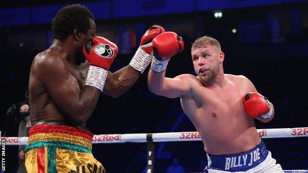 Charles Adamu and Billy Joe Saunders