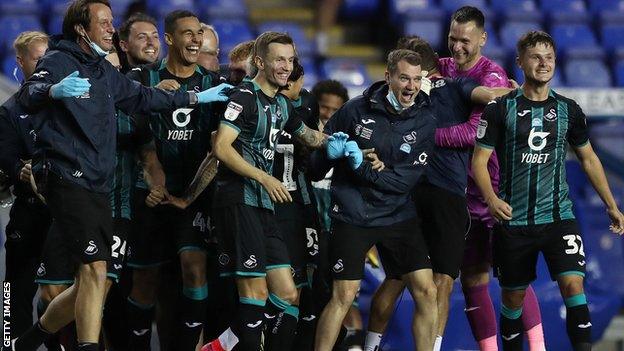 Swansea celebrate