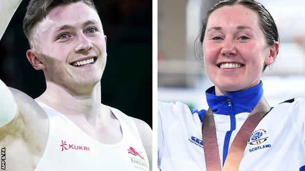 Nile Wilson and Katie Archibald