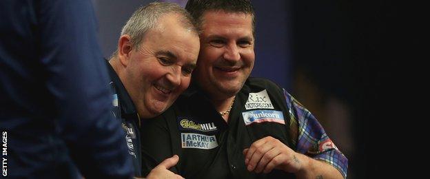 Phil Taylor and Gary Anderson
