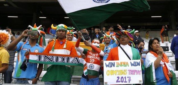 The crowd at Edgbaston