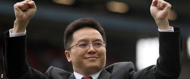 New Aston Villa owner Dr Tony Xia