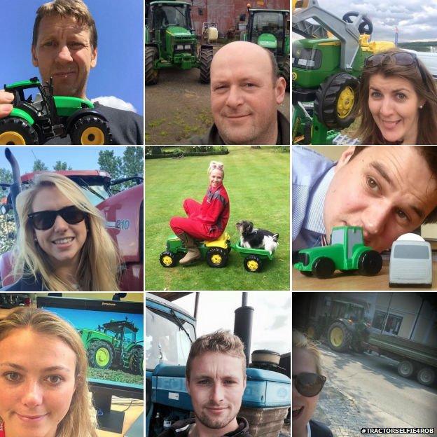 Tractor selfies