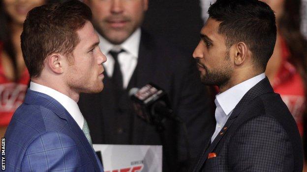 Amir Khan and Saul Alvarez