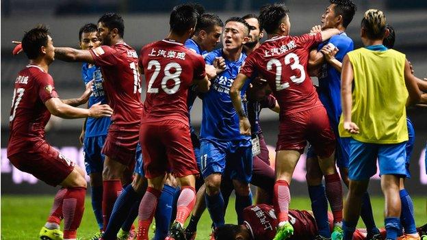 Shanghai SIPG and Guangzhou R&F