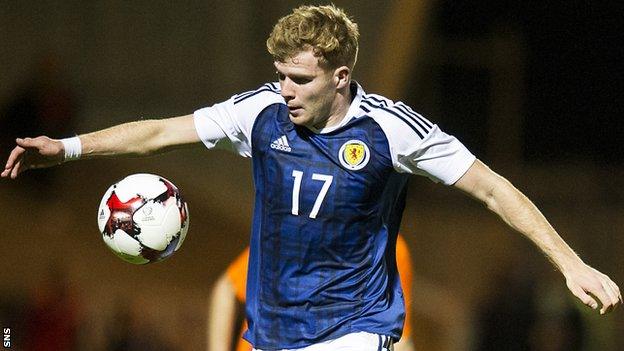 Scotland Under-21 midfielder Chris Cadden