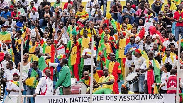 Mali football fans