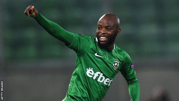 Jody Lukoki in action for Ludogorets