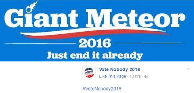 Giant meteor 2016 - just end it already