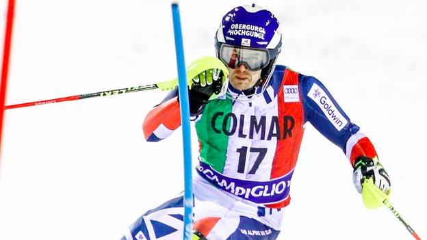 Dave Ryding's best World Cup result was second in Kitzbuhel in 2017