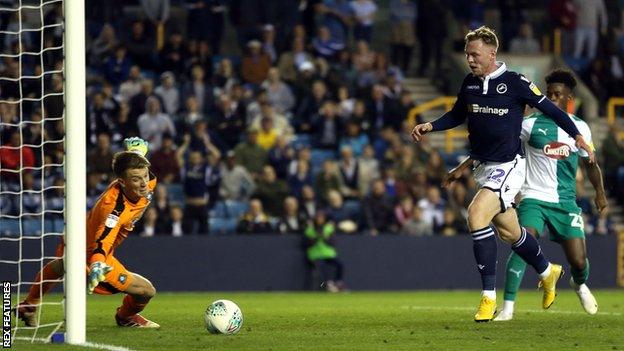 Aiden O'Brien scores for Millwall