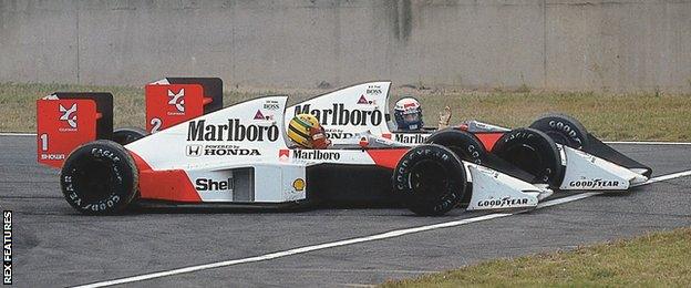 Senna and Prost