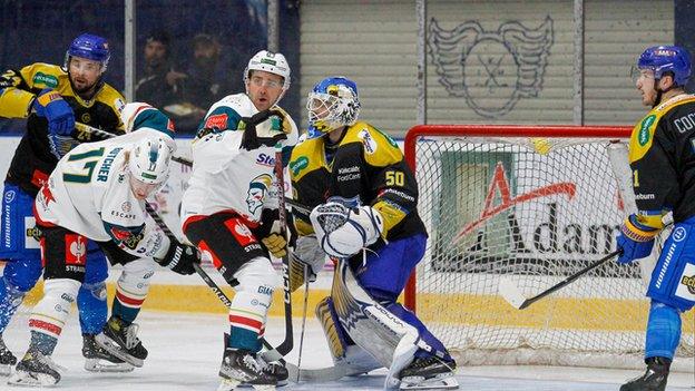 Belfast put pressure on the Flyers at the Fife Ice Arena on Sunday