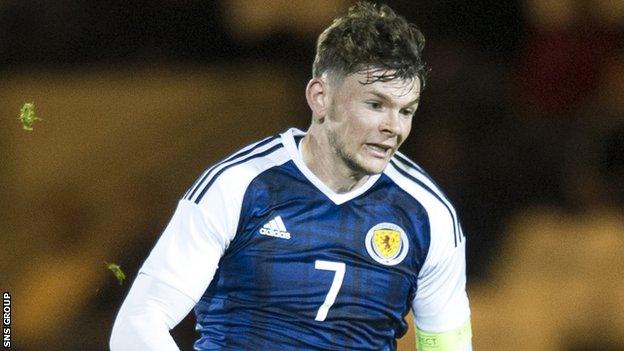 Scotland Under-21 captain Oliver Burke