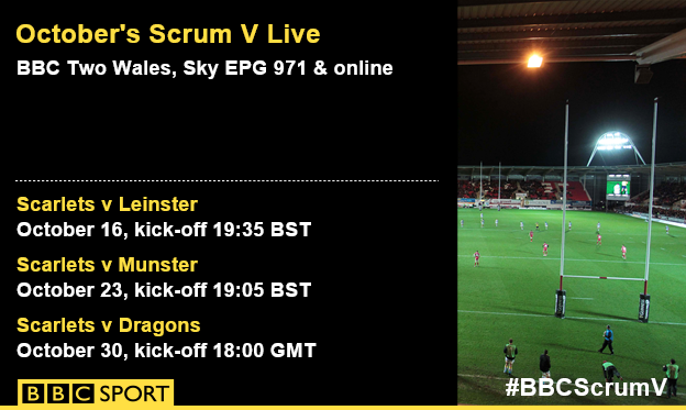 Scrum V Live October fixtures