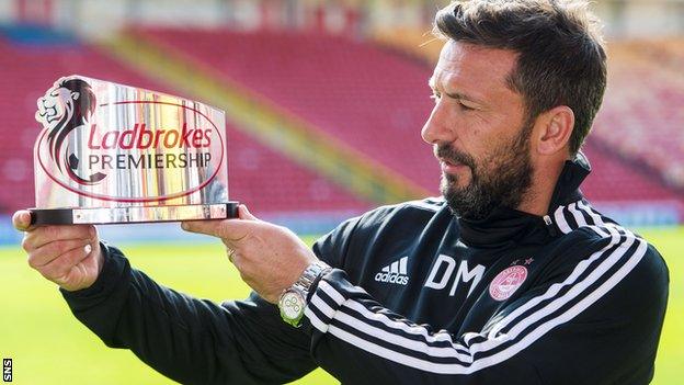 Aberdeen manager Derek McInnes