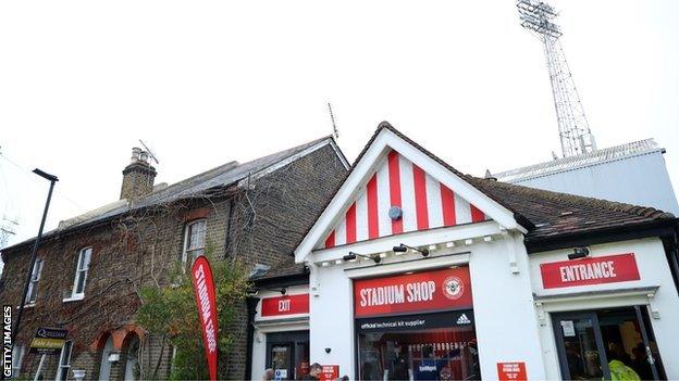 Brentford's club shop