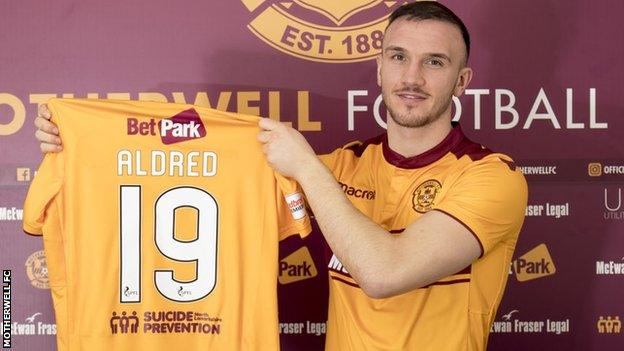 Tom Aldred has joined Motherwell on loan