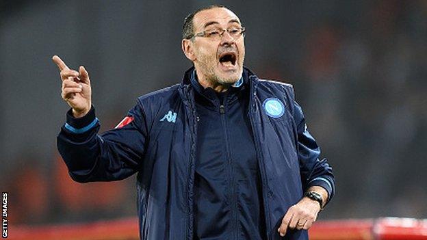 Napoli boss Maurizio Sarri