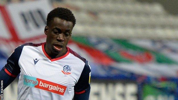 Arthur Gnahoua scored three goals during his time with Bolton Wanderers