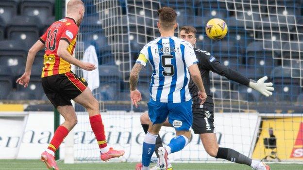 Thistle striker Zak Rudden aims to add to his season's haul of seven league goals in Friday's meeting with fellow promotion hopefuls Kilmarnock