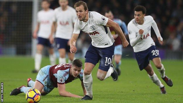 Tottenham forward Harry Kane