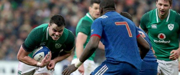 James Ryan started against France in Paris but missed the win over Italy through injury