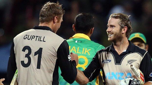 Martin Guptill and Kane Williamson