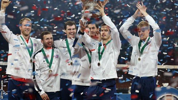 Great Britain's winning Davis Cup team of 2015