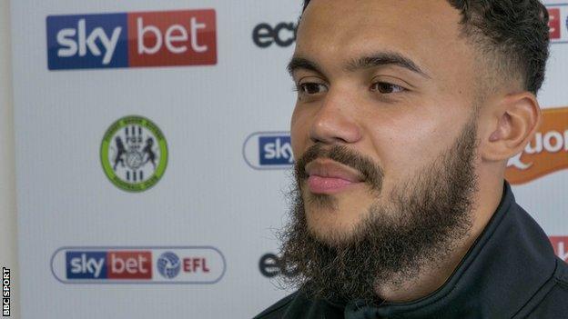 New Forest Green Rovers full-back Dom Bernard