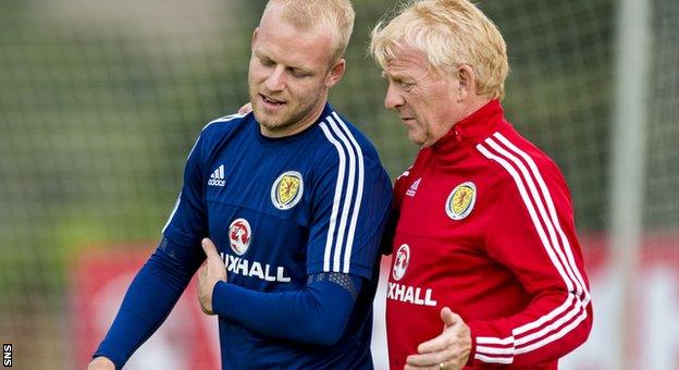 Steven Naismith and Gordon Strachan