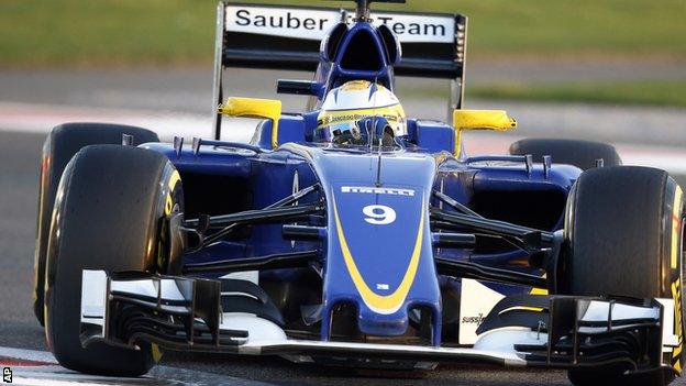 Sauber's Marcus Ericsson