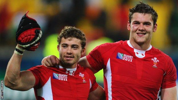 Leigh Halfpenny and Dan Lydiate