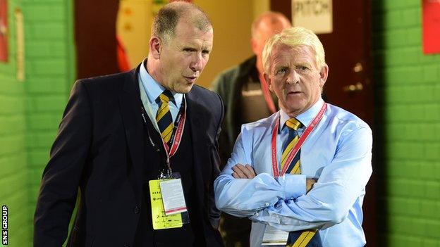 Stewart Regan and Gordon Strachan