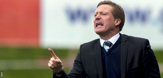 Kilmarnock manager Gary Locke