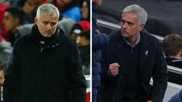 Jose Mourinho - in his final Manchester United game and now