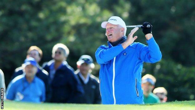 Sandy Lyle at the 2017 Masters