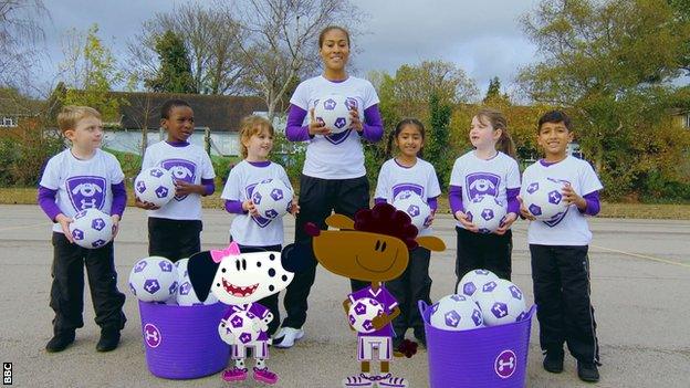 Rachel Yankey on Footy Pups