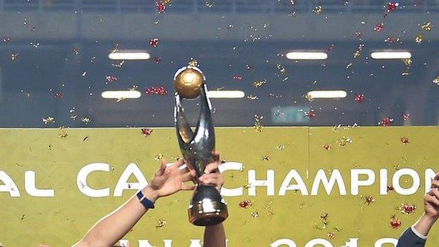 Caf Champions League trophy