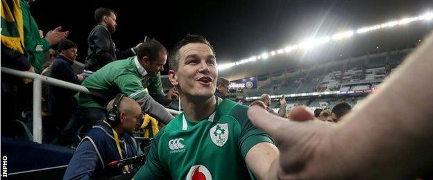 Johnny Sexton kicked 15 points as Ireland clinched their first series win in Australia since 1979