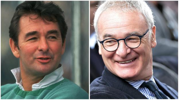 Brian Clough and Claudio Ranieri