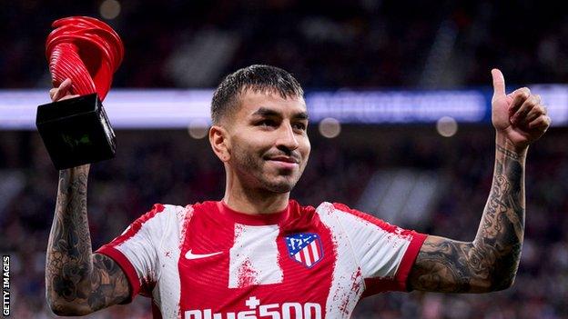 Atletico Madrid's Angel Correa