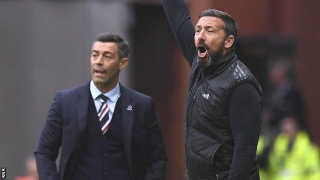 Pedro Caixinha and Derek McInnes