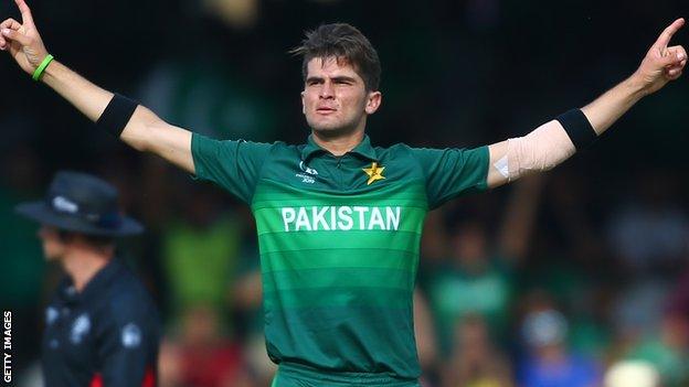 Pakistan seam bowler Shaheen Afridi