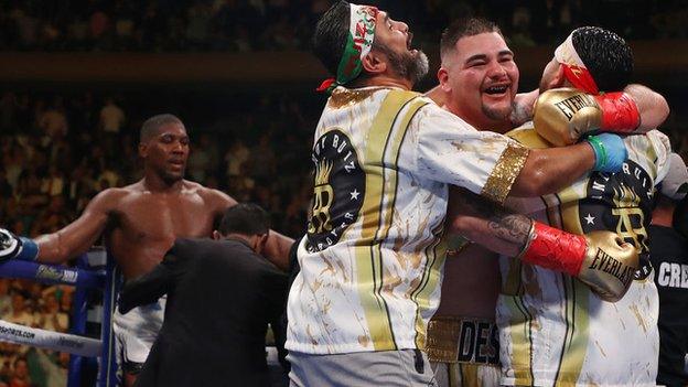 Joshua had never lost before meeting Ruiz in New York on 1 June