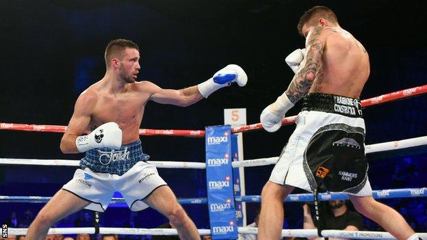 Scotland's Josh Taylor defeated Englishman Dave Ryan in October 2016