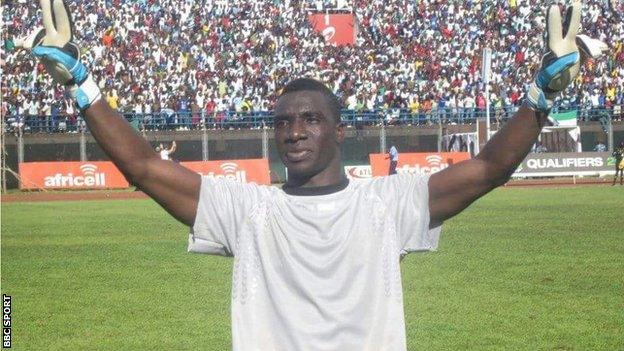 Former Sierra Leone goalkeeper Christian Caulker