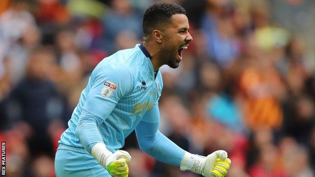 Millwall goalkeeper Jordan Archer