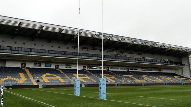 Worcester's Sixways home has been used by the National Heath Service as a testing centre throughout the Covid-19 pandemic