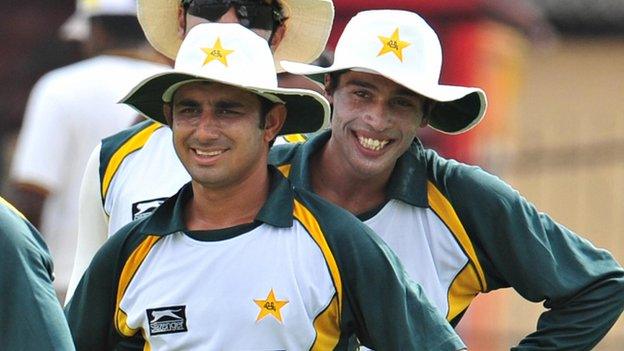 Saeed Ajmal and Mohammad Amir